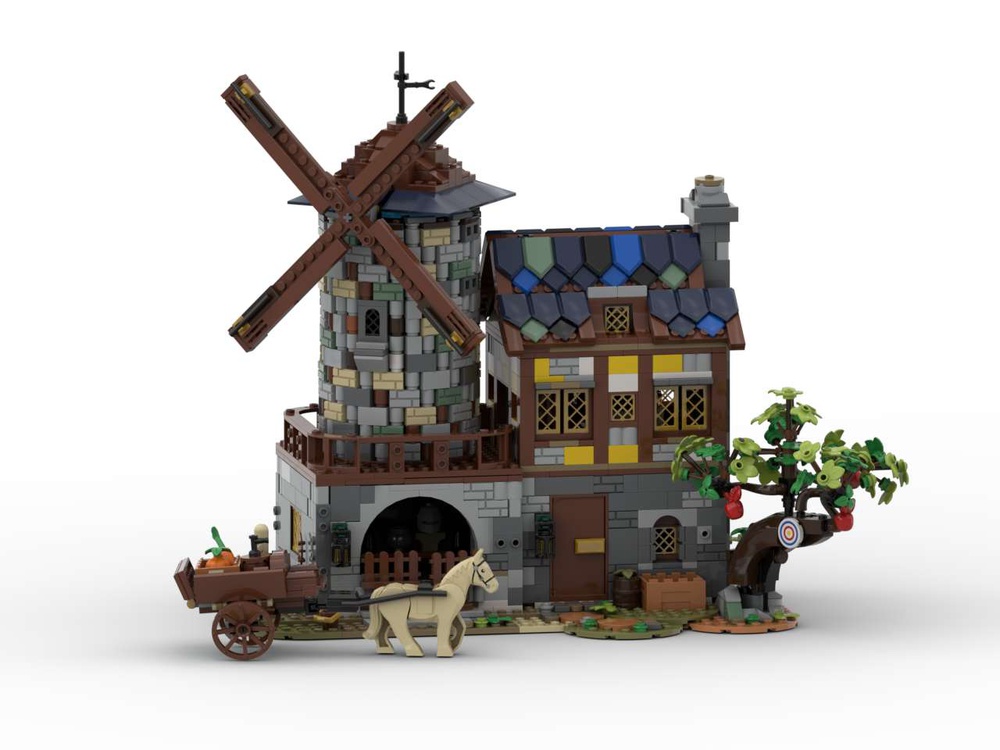 LEGO MOC Lego - Motorized Windmill by Tavernellos | Rebrickable Build with LEGO