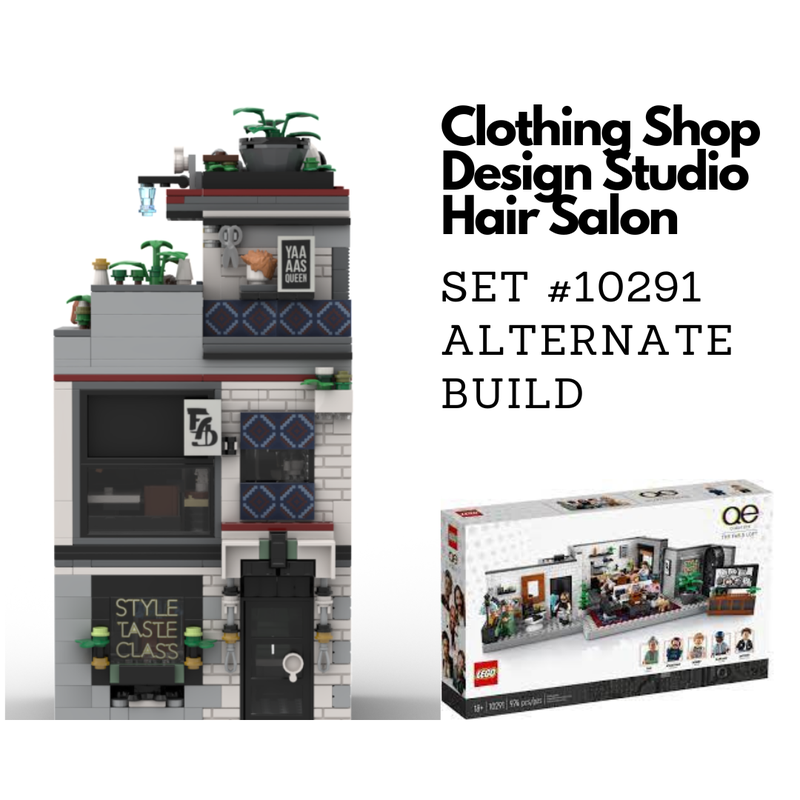 LEGO MOC Trendy Modular Building (Queer Eye Alt Build) by NicePartsUsage |  Rebrickable - Build with LEGO