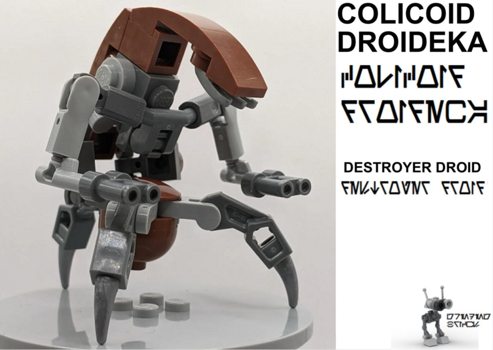 Custom lego sale droideka