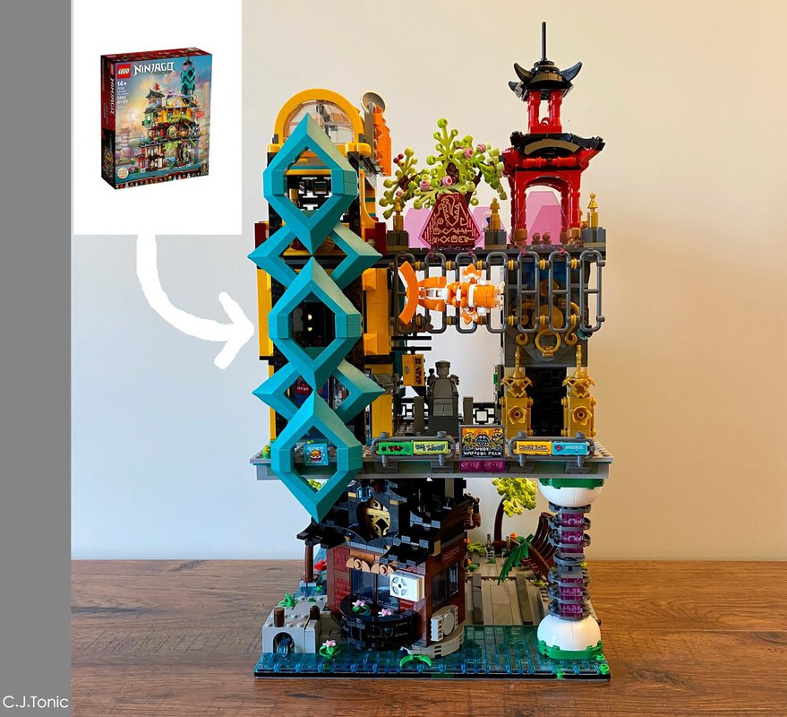 MOC Ninjago City Spa cjtonic | Rebrickable - Build with LEGO