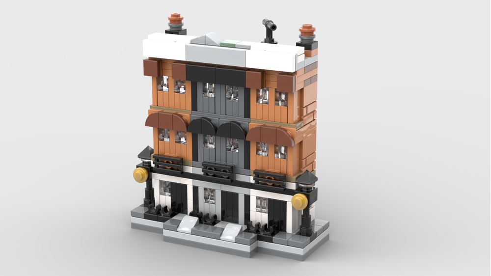 LEGO MOC Mini 76408 12 Grimmauld Place by christromans