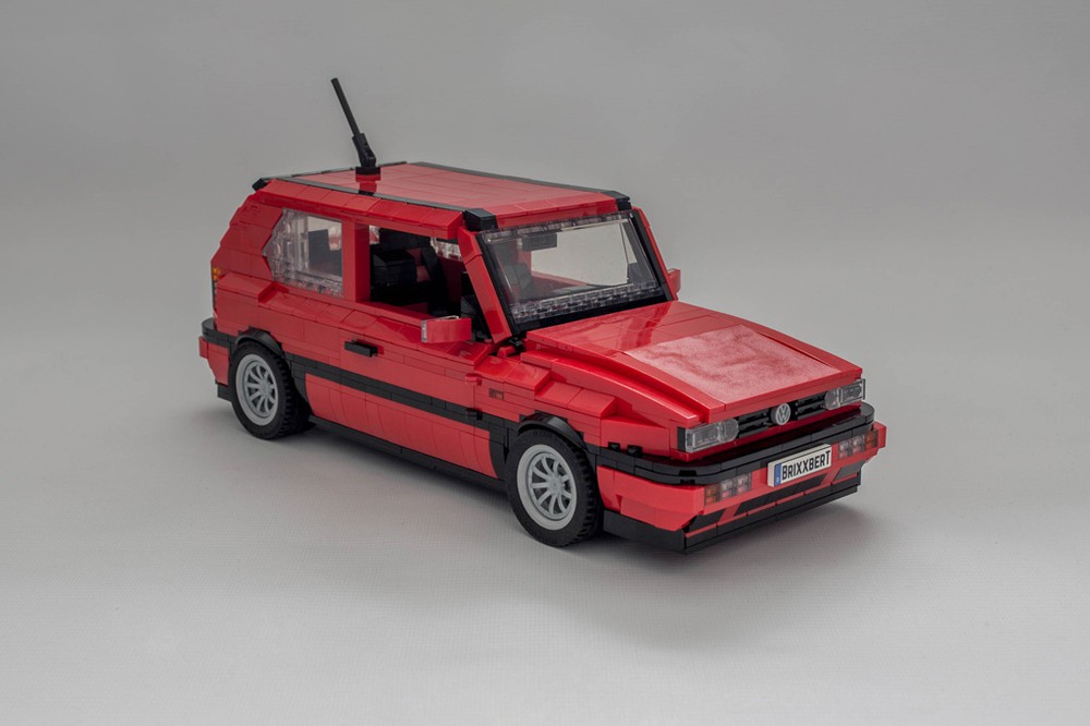 LEGO MOC VW Golf MK3 GTI / VR6 Red by Brixxbert