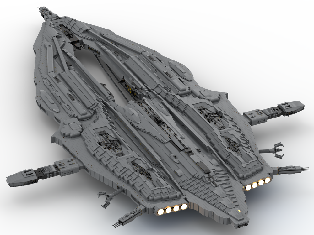 LEGO MOC Wraith Hive Ship by magurean.paul | Rebrickable - Build with LEGO