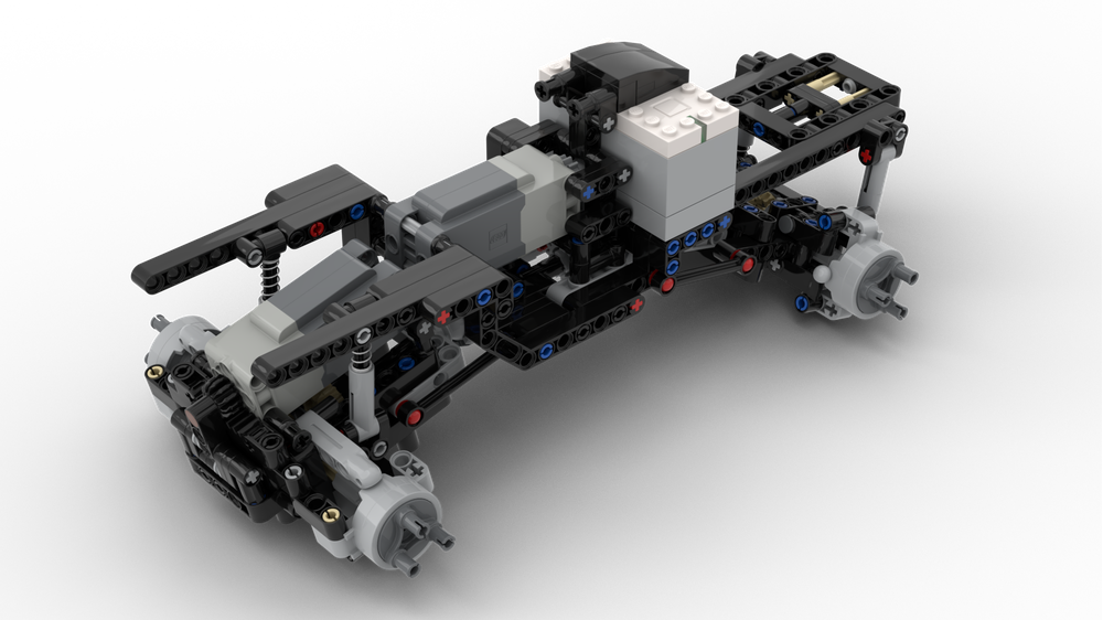 LEGO MOC 4x4 Control+ 2L Chassis by stily | Rebrickable - Build with LEGO