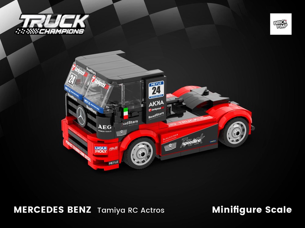LEGO MOC-131870 MERCEDES BENZ | TAMIYA RC Race Truck Actros by