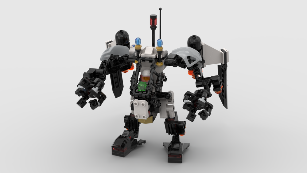 LEGO MOC Space Police Exo Suit by thornhill | Rebrickable - Build with LEGO