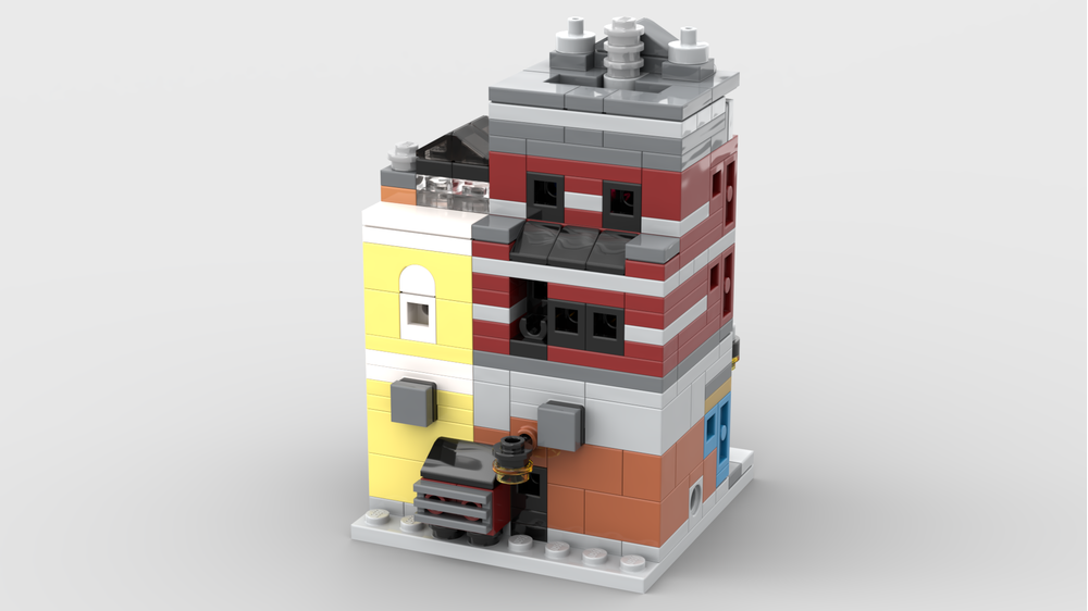 LEGO MOC Mini Modular 10312 Jazz Club by christromans