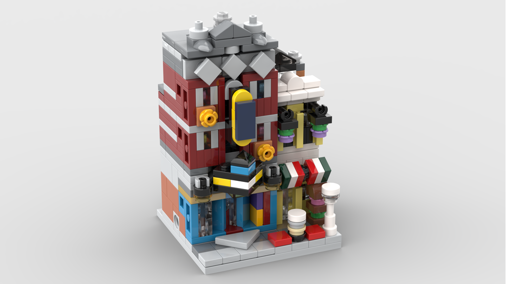 LEGO MOC Mini Modular 10312 Jazz Club by christromans | Rebrickable ...