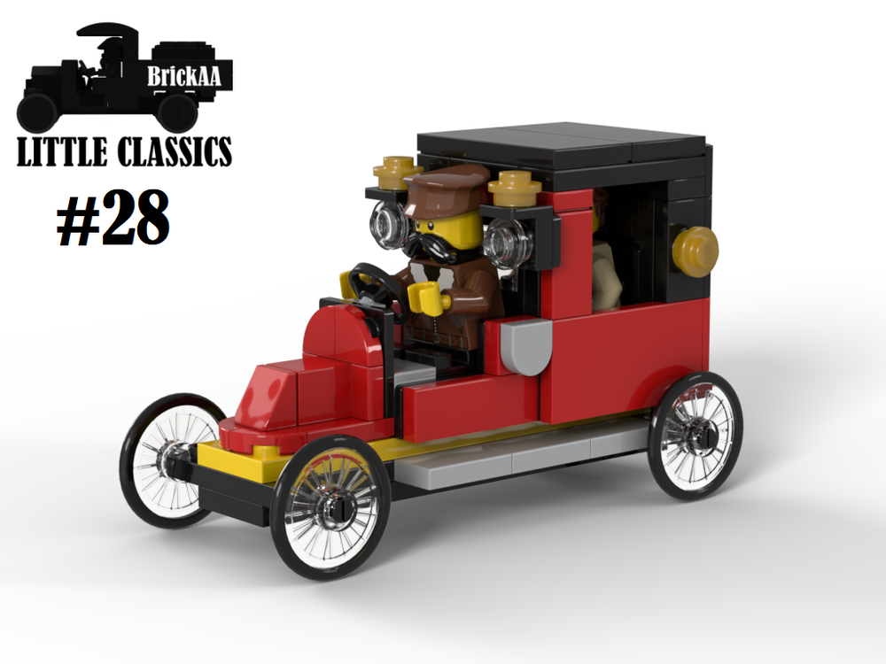LEGO MOC Little Classics 28 Taxi By BrickAA Rebrickable Build lego-moc-little-classics-28-taxi-by-brickaa-rebrickable-build