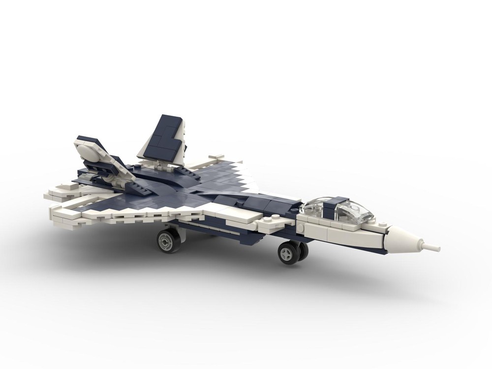 Lego Moc Sukhoi Su 57 Felon By Adventurehill1 Rebrickable Build