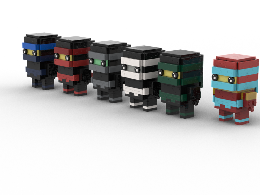 LEGO MOC Ninjago brickheadz! by Creativecob | Rebrickable - Build with LEGO