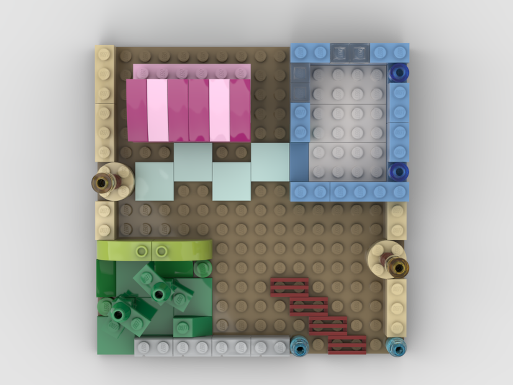 LEGO MOC Winter square by l_hendriksen | Rebrickable - Build with LEGO