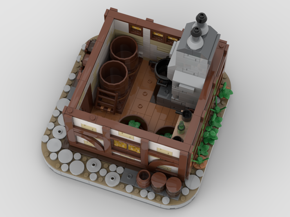 モコページ LEGO MOC-132152 Medieval Castle: Brewery by Fantasts | Rebrickable