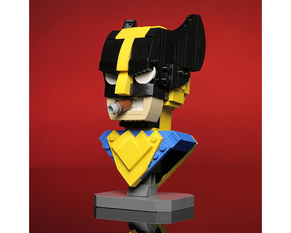 MOVIE SERIES MOC-13217 Wolverine Bust by Buildbetterbricks MOCBRICKLAND