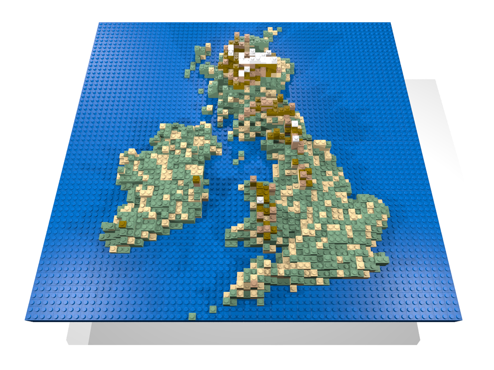 LEGO MOC United Kingdom and Ireland by jncraton | Build with
