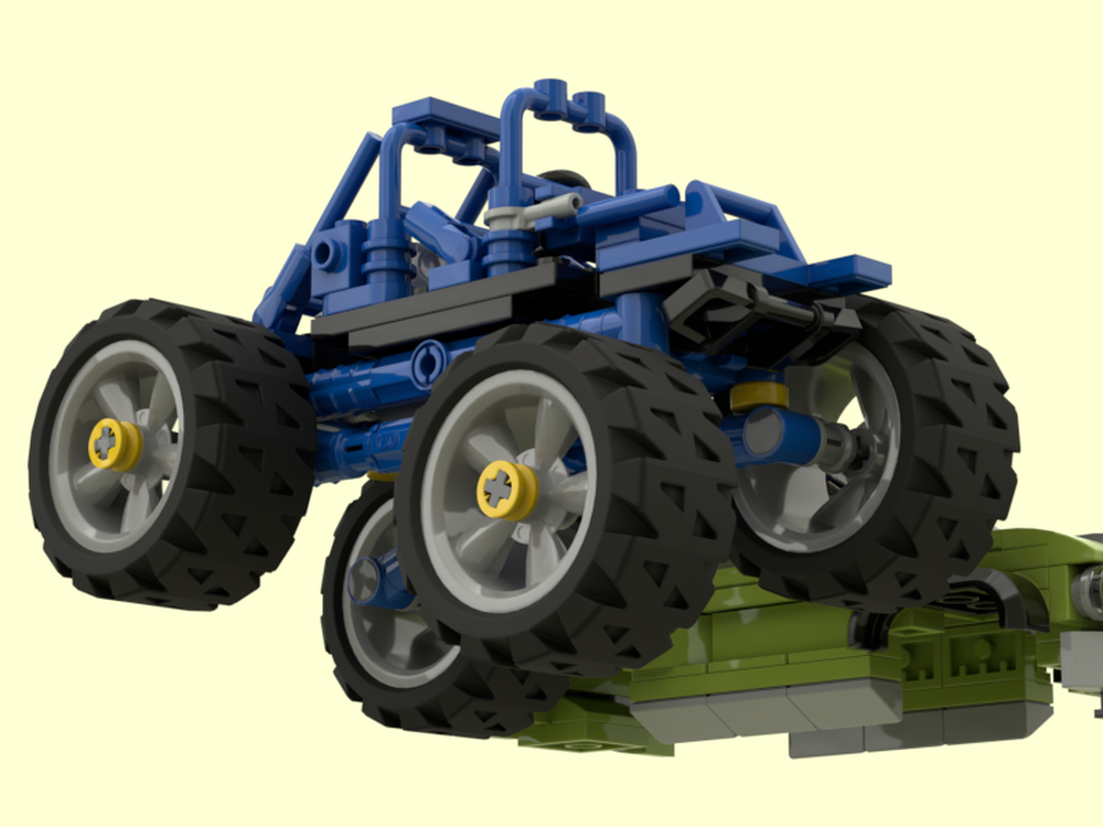 LEGO MOC 1965 Ford Mustang Monster Truck by jameshigson0512