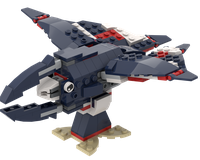 LEGO MOC Pincer Fish 31088 2 to 1 by bricksmartworkshop LEGO MOC Pincer Fish 31088 2 to 1 by bricksmartworkshop