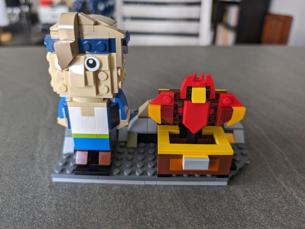 LEGO MOC Fantastic BrickHeadz and Where to Find Them: The Basilisk