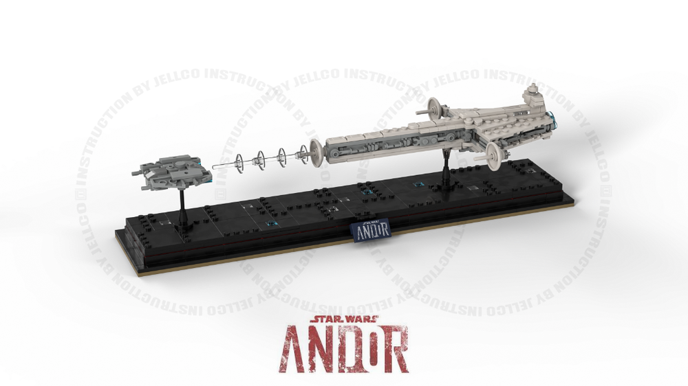 LEGO MOC Micro Diorama : ANDOR series Episode 11 - Haulcraft vs ...