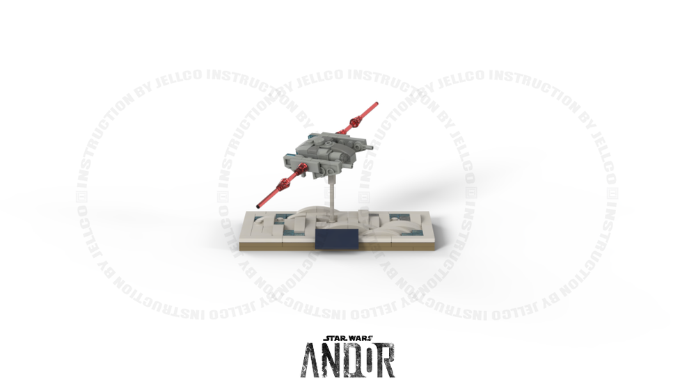 LEGO MOC Micro Diorama : ANDOR series Episode 11 - Haulcraft vs T.I.E ...