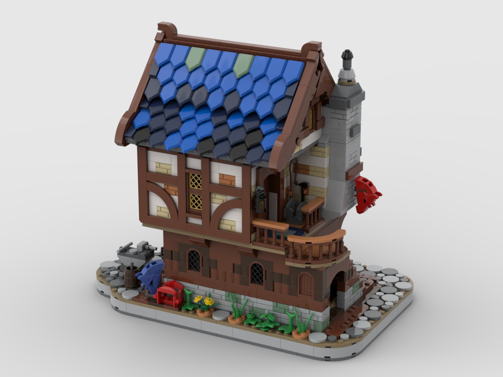 LEGO MOC Medieval Castle: Stables (v2) by Fantasts | Rebrickable ...