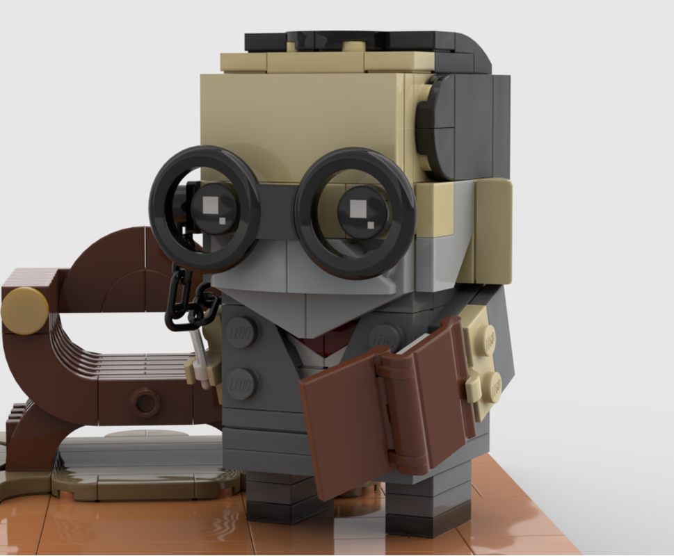 LEGO MOC Brickheadz - Emile Zola by Thierry | Rebrickable - Build with LEGO