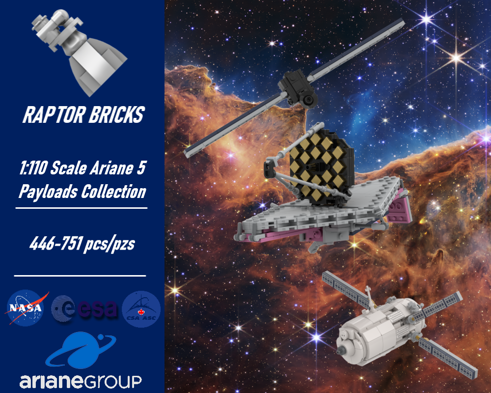 LEGO MOC Ariane 5 Payloads Collection by RAPTOR BRICKS | Rebrickable ...