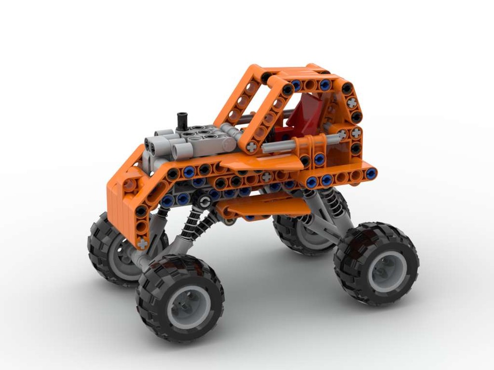 LEGO MOC Simple Monster Truck by graeymaelkyn | Rebrickable - Build ...