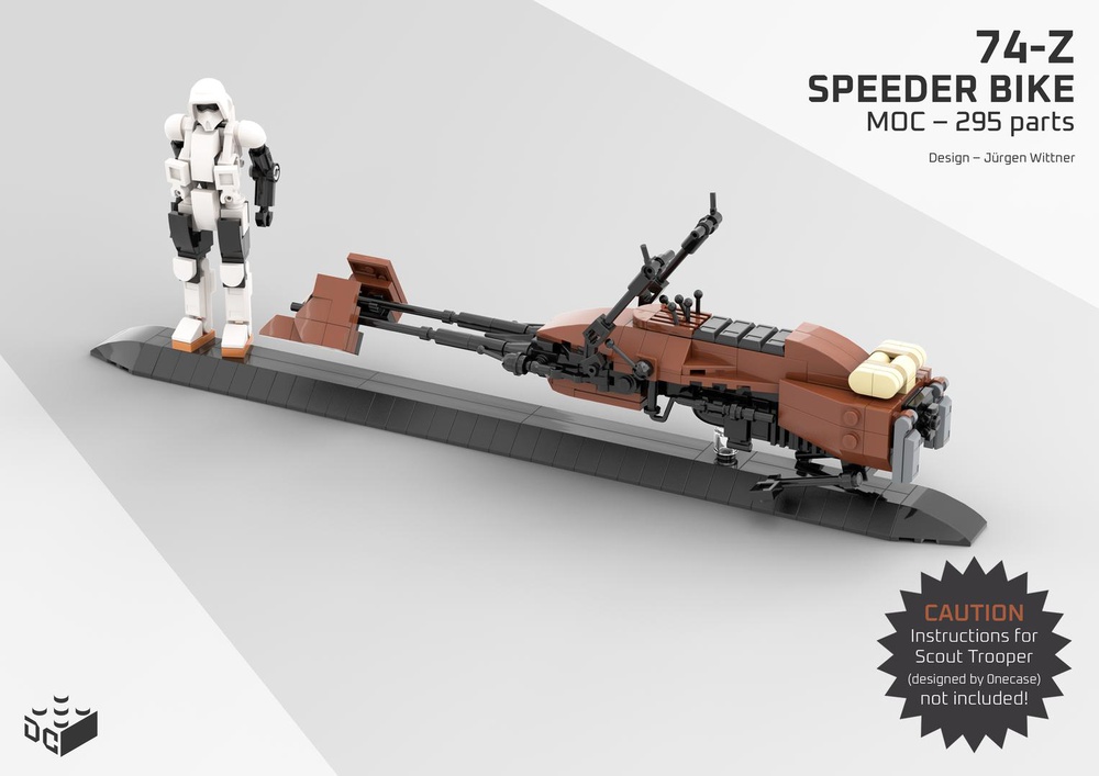 LEGO MOC 74-Z Speeder Bike by five_dc | Rebrickable - Build with LEGO