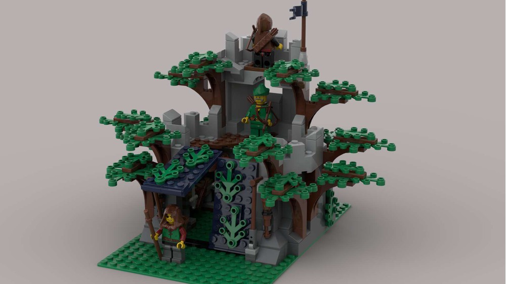 LEGO MOC Forestmen TwoRock Fort by kedvard | Rebrickable - Build with LEGO