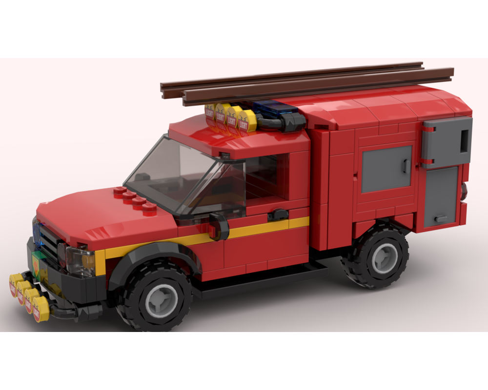 LEGO MOC Ford Ranger Brush Truck by Artifice | Rebrickable - Build with ...