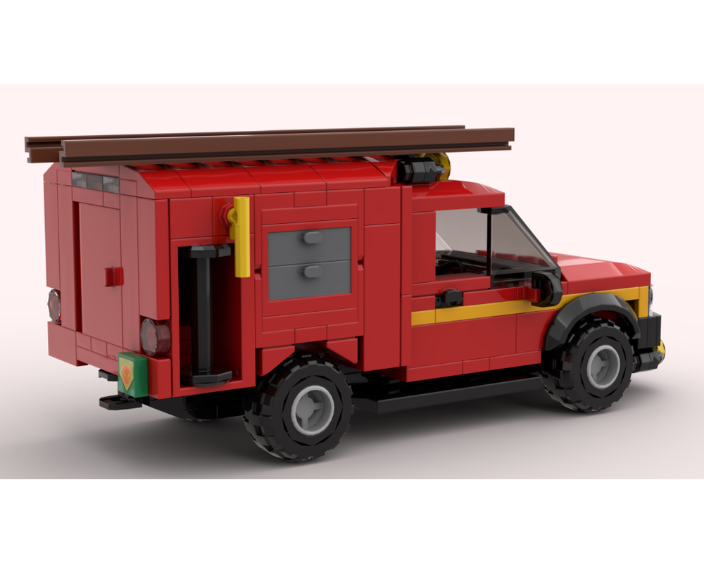 LEGO MOC Ford Ranger Brush Truck by Artifice | Rebrickable - Build with ...