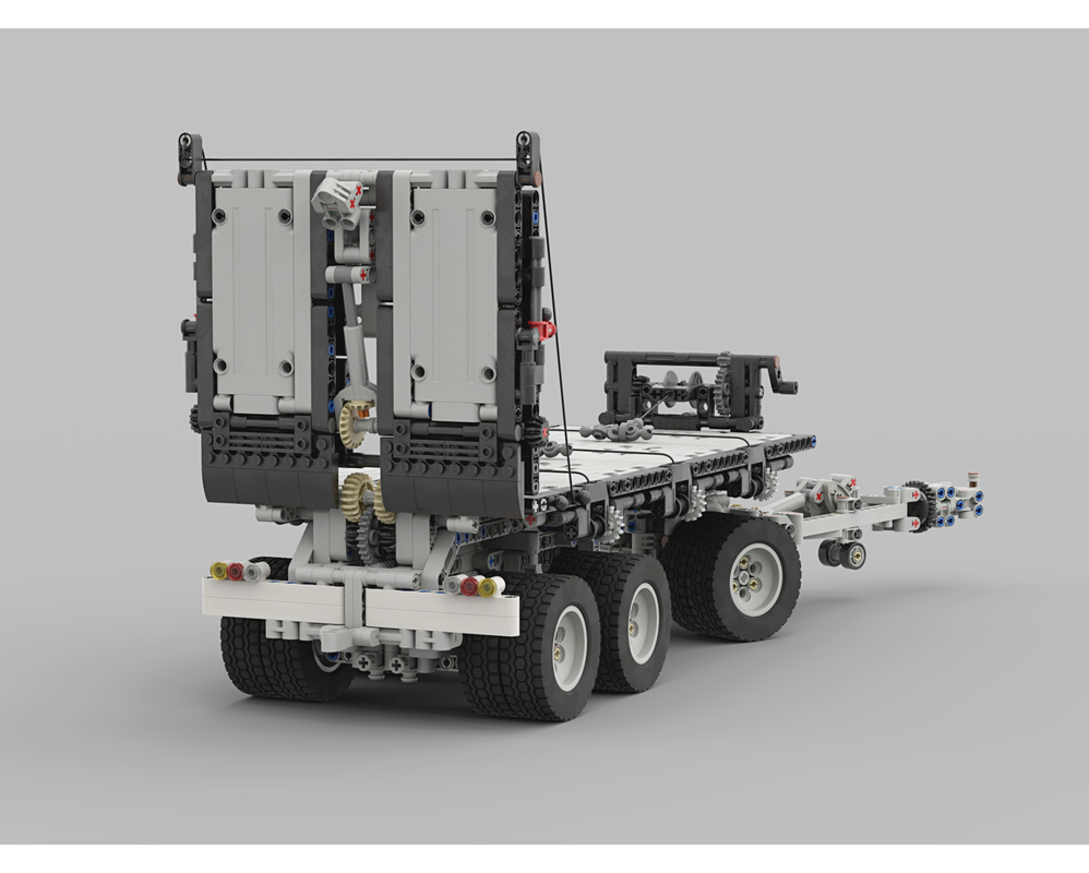 LEGO MOC-133043 Turntable Drawbar Trailer (Loader) by @McCatty_TECH ...