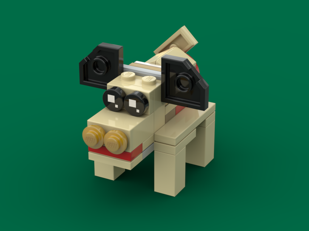 LEGO MOC Brickheadz - Mousy (Piggy) by PatrickStarGames