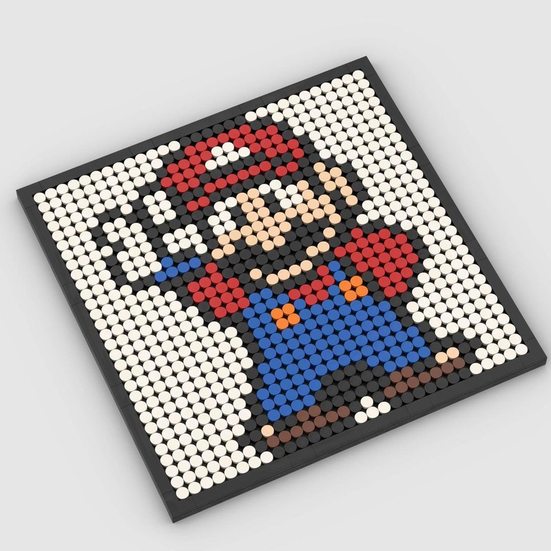 LEGO MOC-133164 MOSAIC-011- Super Mario -1 by uminuo | Rebrickable ...