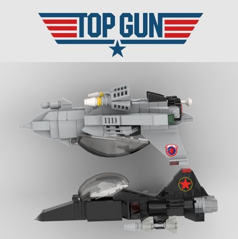 Top Gun Mig-28/F-5 Chibi scale jet