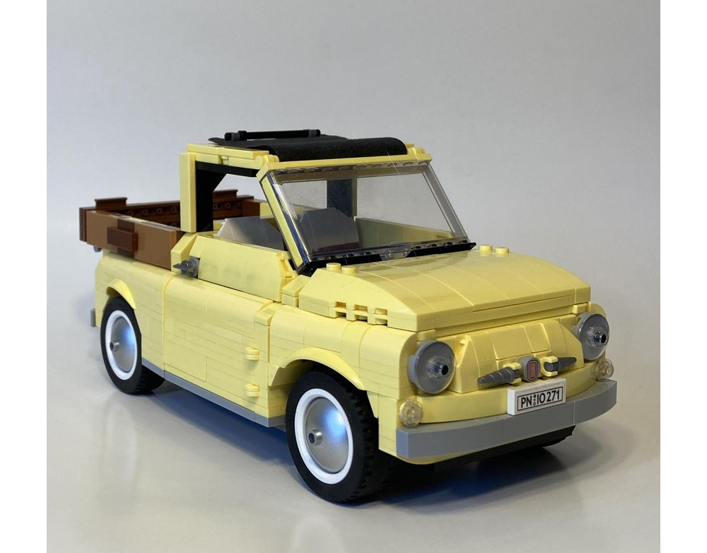 LEGO MOC-133223 10271 Fiat 500 Giannini Pickup by BAM Mocs