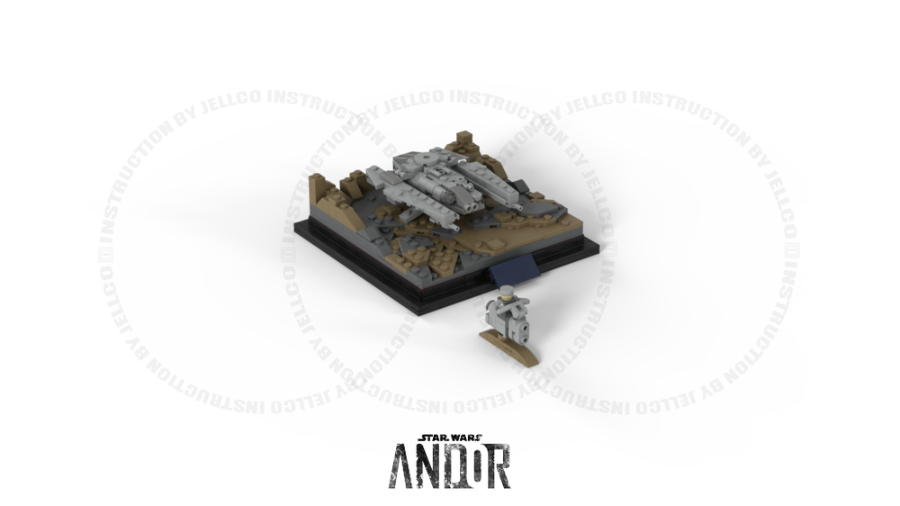 LEGO MOC Micro Diorama : ANDOR series Episode 12 - Haulcraft with ...