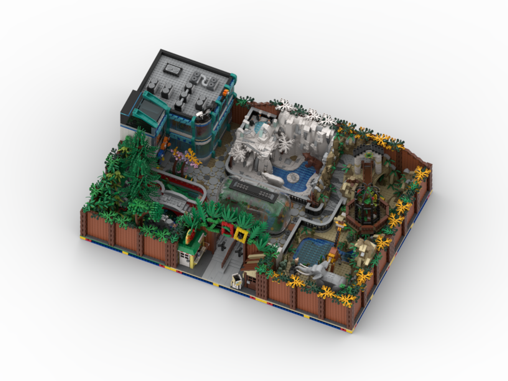 Bitterhed Slette deltager LEGO MOC Modular Zoo by Legofan21 | Rebrickable - Build with LEGO
