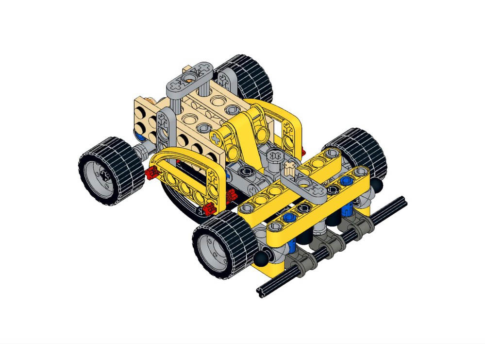 LEGO MOC Go-Kart by NARP | Rebrickable - Build with LEGO