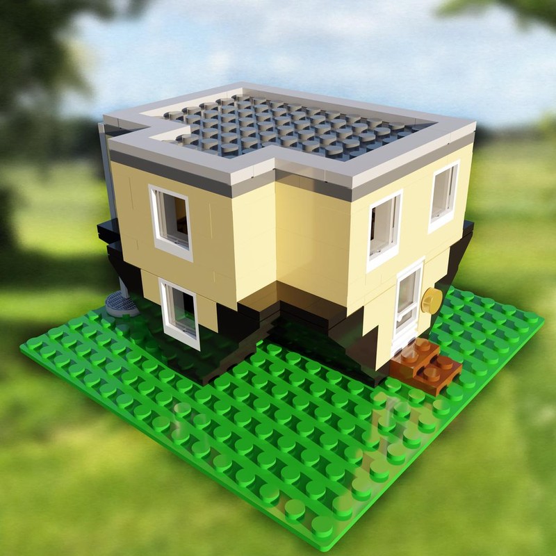 LEGO MOC-133561 Small Upside-Down House by JappaWakka | Rebrickable ...