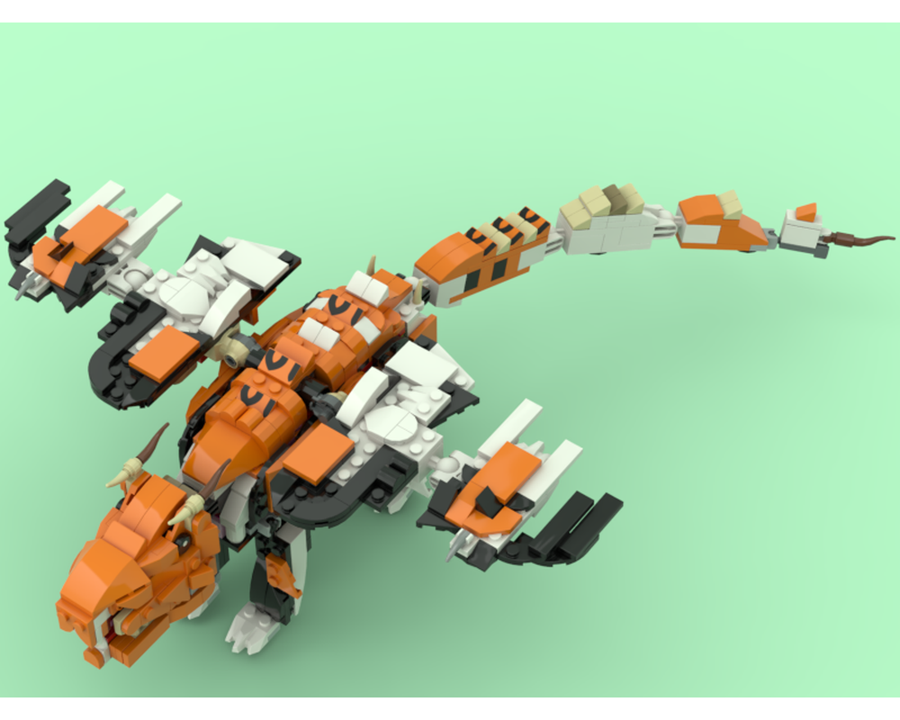 LEGO MOC 31129 Giant Dragon by LegoDesigner | Rebrickable - Build with LEGO