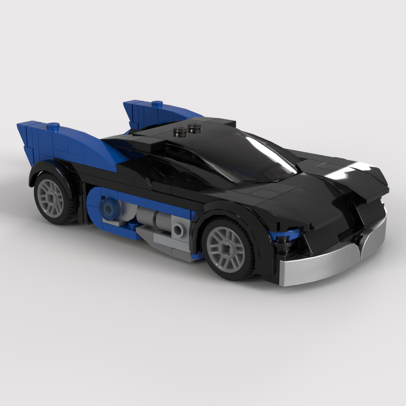 LEGO MOC Batmobile (Mark 1) from 2004 Animated Series by Gervant_Riviiskiy  | Rebrickable - Build with LEGO