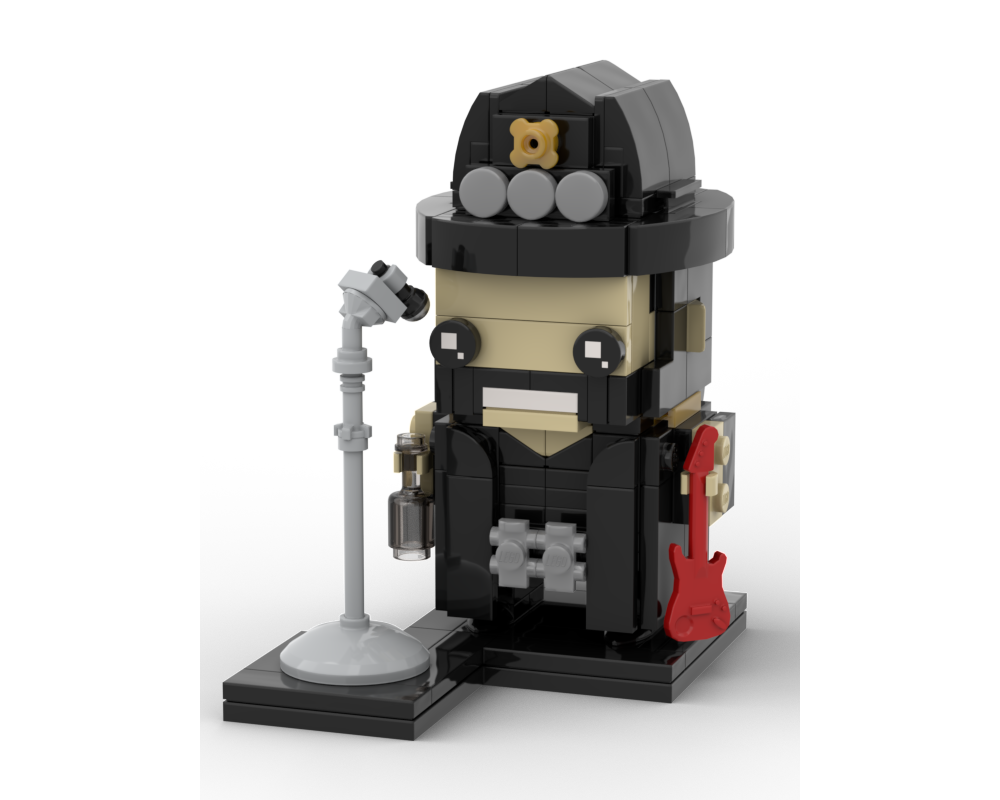 LEGO MOC Lemmy K. - Metal Band - Brickheadz by togemini | Rebrickable ...