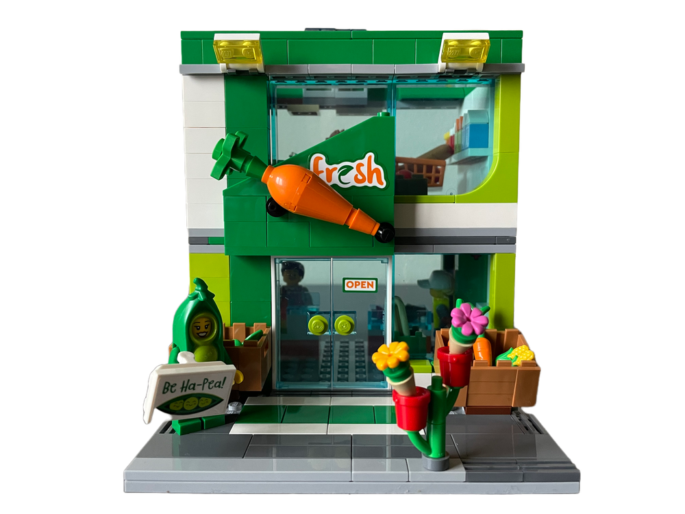 LEGO MOC 60347 Grocery Store 2 Storey Alternate build by re-bricked ...