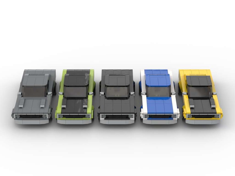 LEGO MOC Founder's Rock Duster - Set of Five Colors - 8 Stud by ...