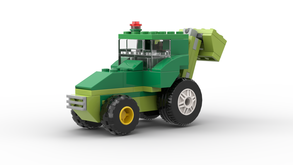 LEGO MOC 11020 Tractor by Lenarex | Rebrickable - Build with LEGO