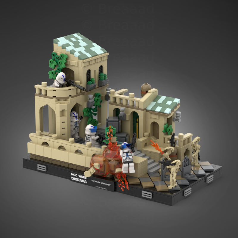 Diorama LEGO Star Wars Battlefront I & II - HelloBricks