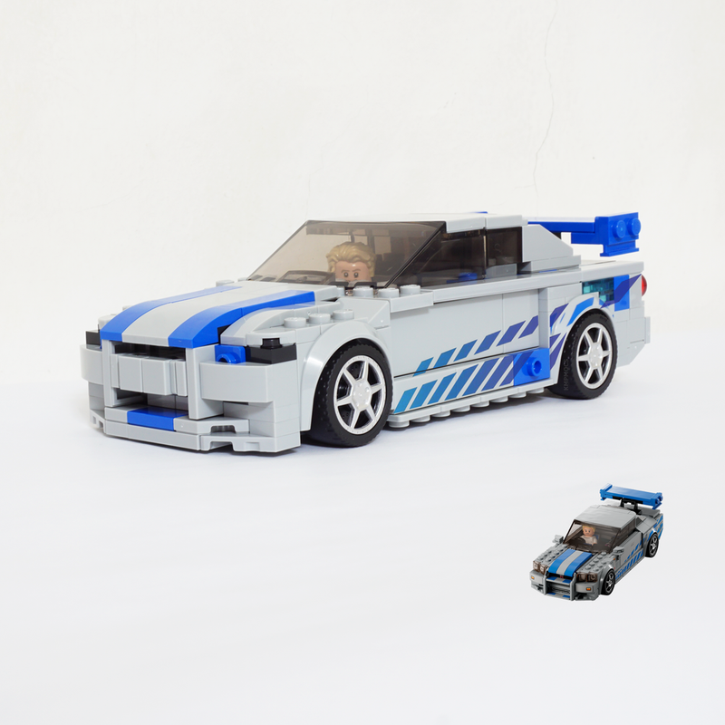 LEGO MOC [Free] 76917 Nissan R34 Skyline GT-R by KMPMOCS