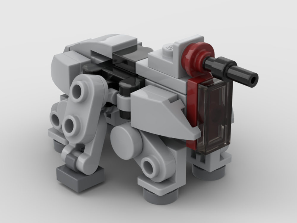 LEGO MOC Micro Scale AT-TE by FOR THE REPUBLIC